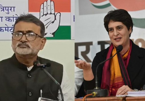 Embarrassing situation for Tripura Congress as No Sign of Priyanka Gandhi’s visit in December after claimed twice Embarrassing situation for Tripura Congress as No Sign of Priyanka Gandhi’s visit in December after claimed twice